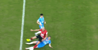 为激烈, 后脚明显是, 分钟